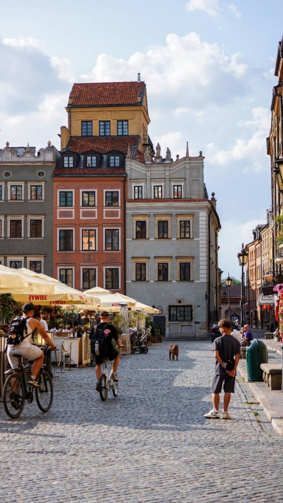 trasa rowerowa Warszawa Rynek Starówki