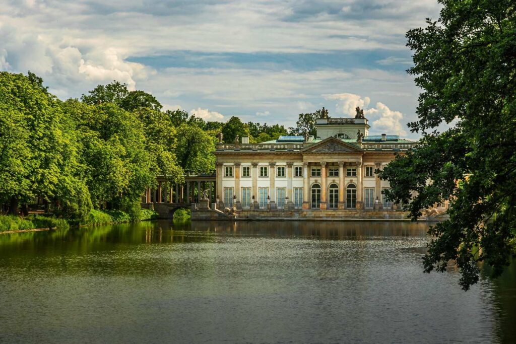 trasa rowerowa Warszawa Pałac na Wodzie