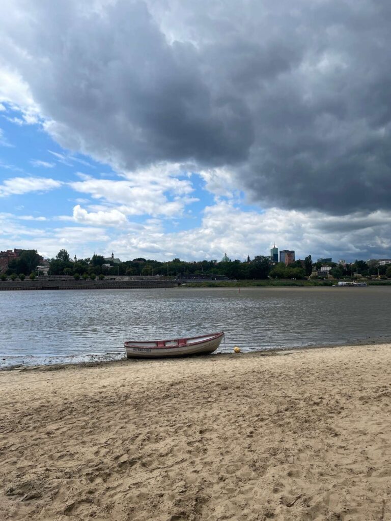 trasa rowerowa Warszawa plaża nad Wisłą