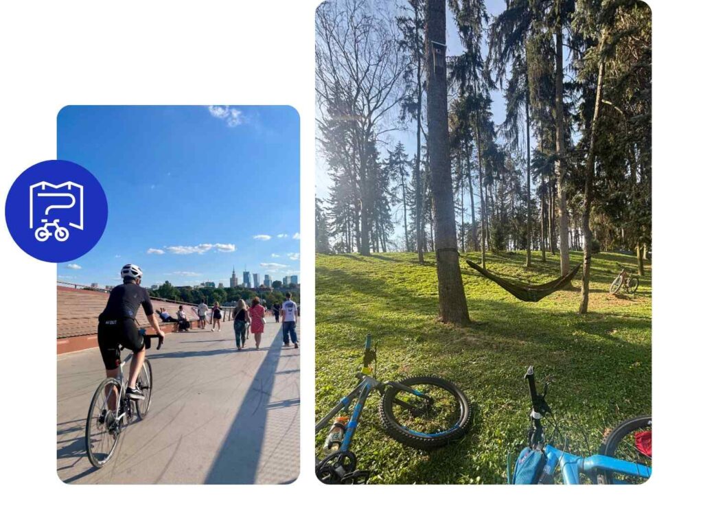 warsaw bike routes warsaw by bike