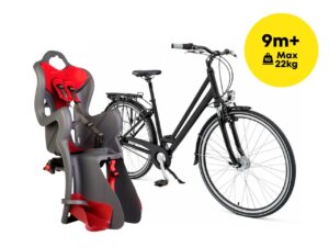 rower trekkingowy z fotelikiem dzieciecym do wypozyczenia